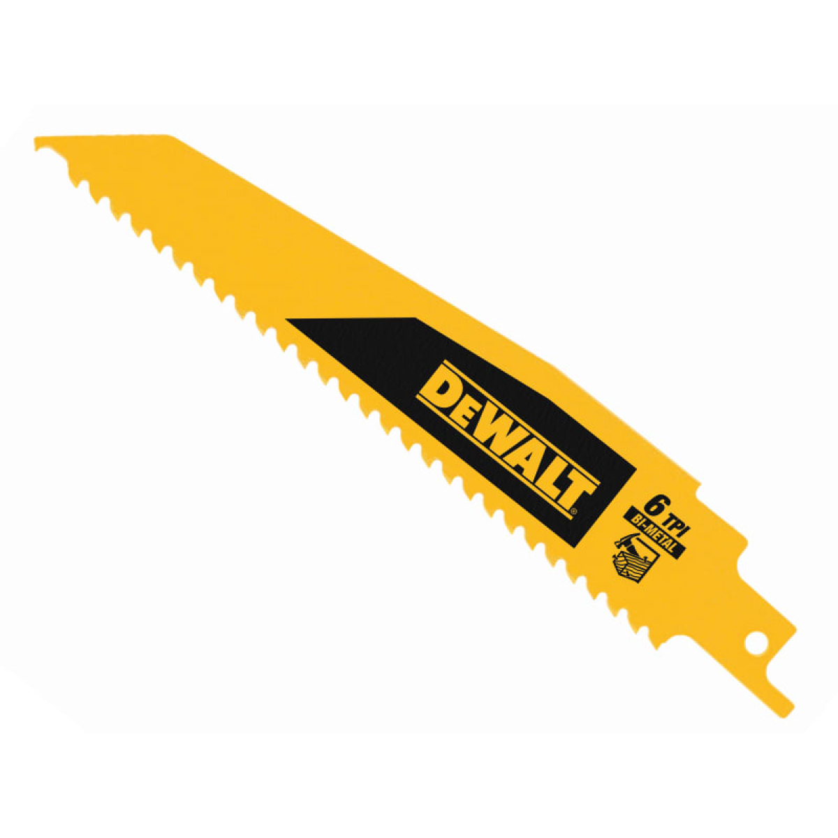 Bi-Metal Wood Demolition Reciprocating Blade 152mm x 6 TPI (Pack 5)
