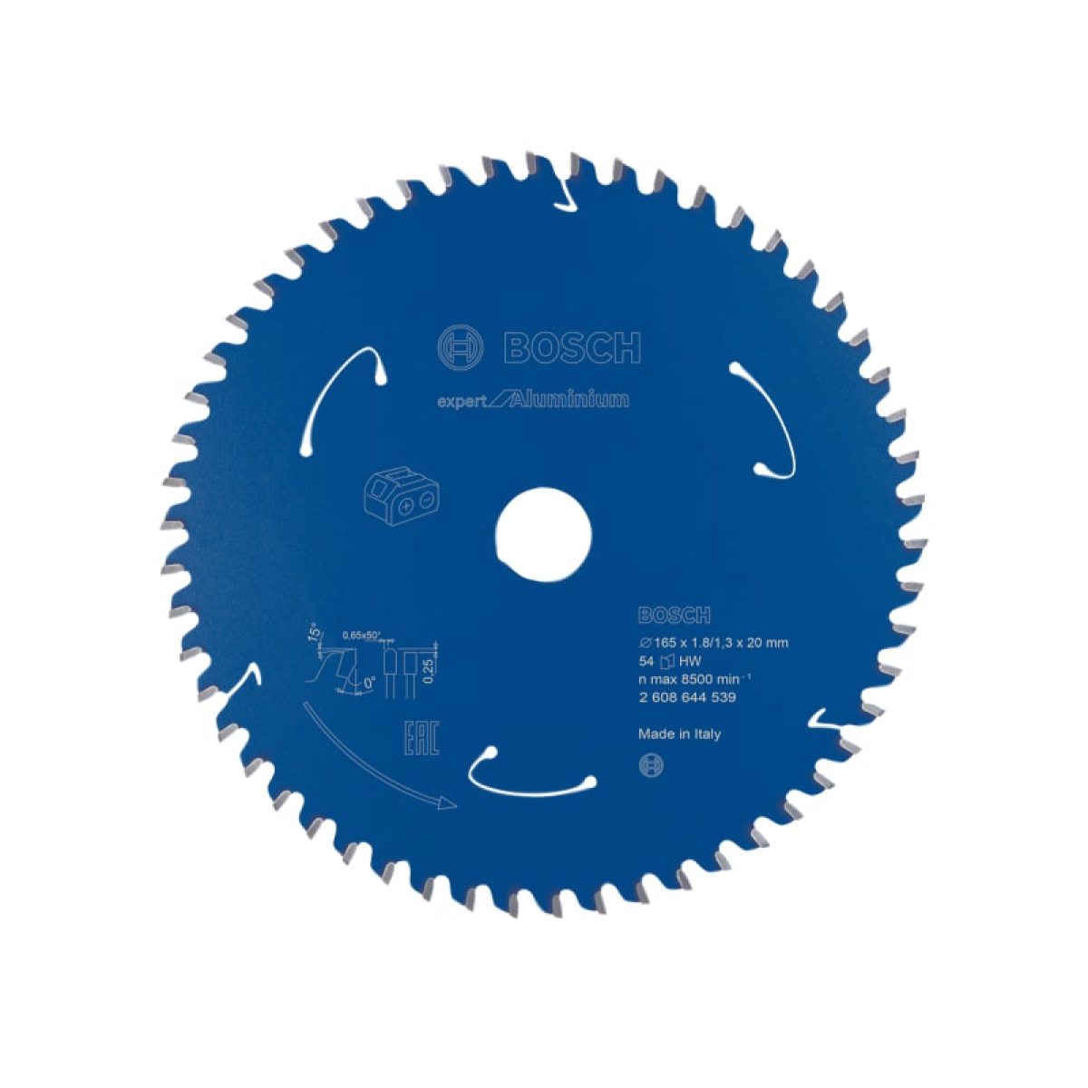 Expert for Aluminium Circular Saw Blade for Cordless Saws 165 x 20mm x 54T