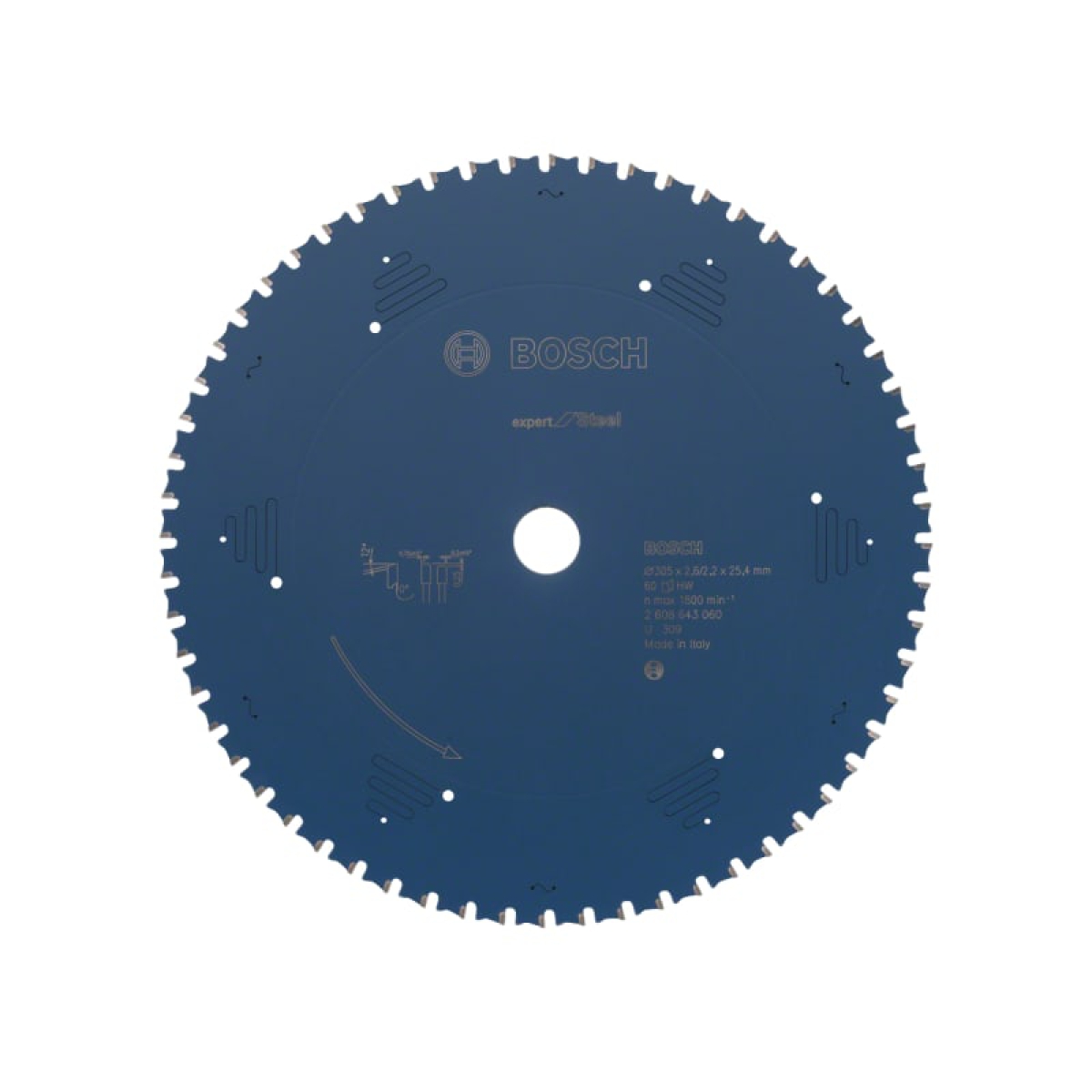 Expert for Steel Circular Saw Blade 305 x 25.4mm x 60T