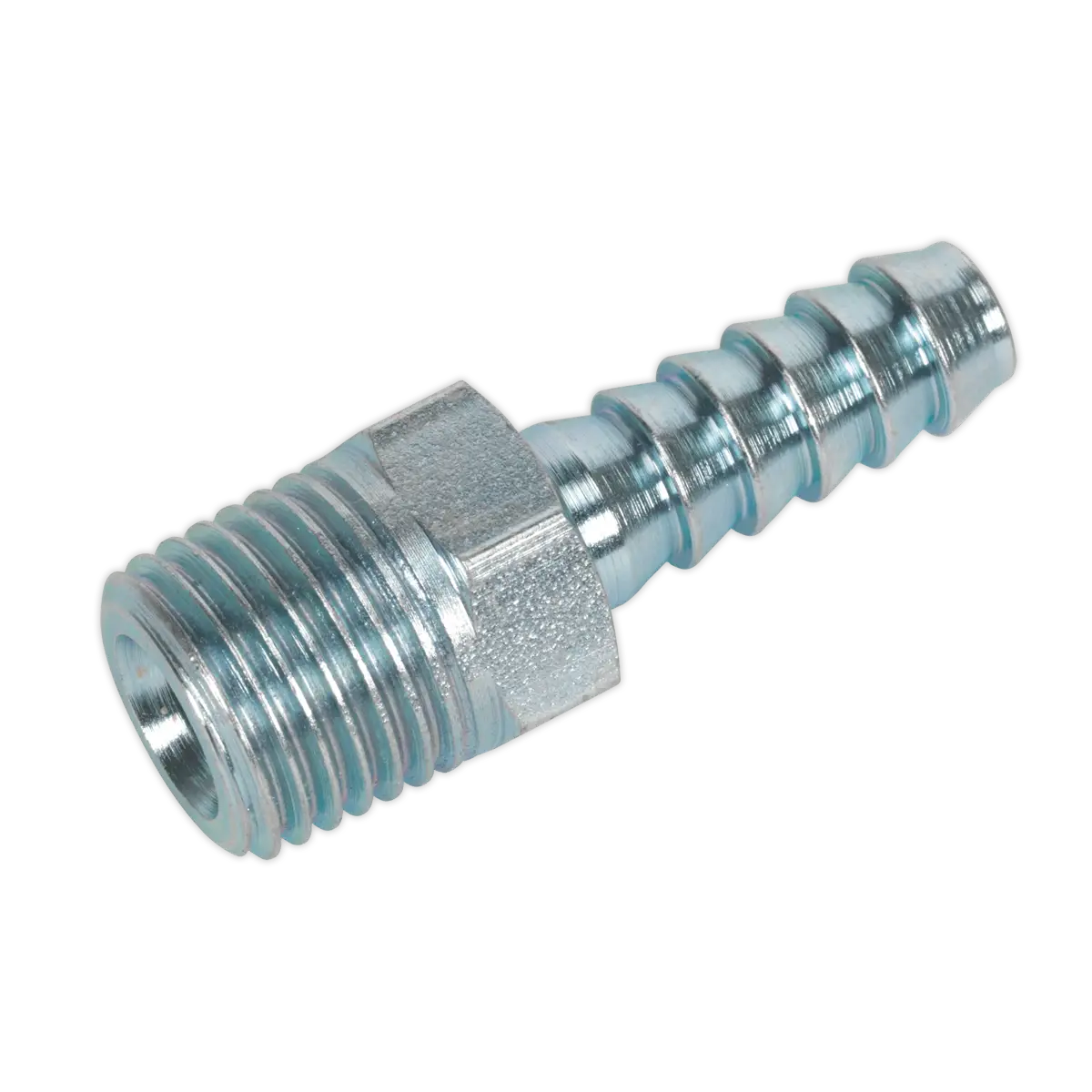 PCL Screwed Tailpiece Male 1/4"BSPT - 1/4" Hose - Pack of 5 [AC08]