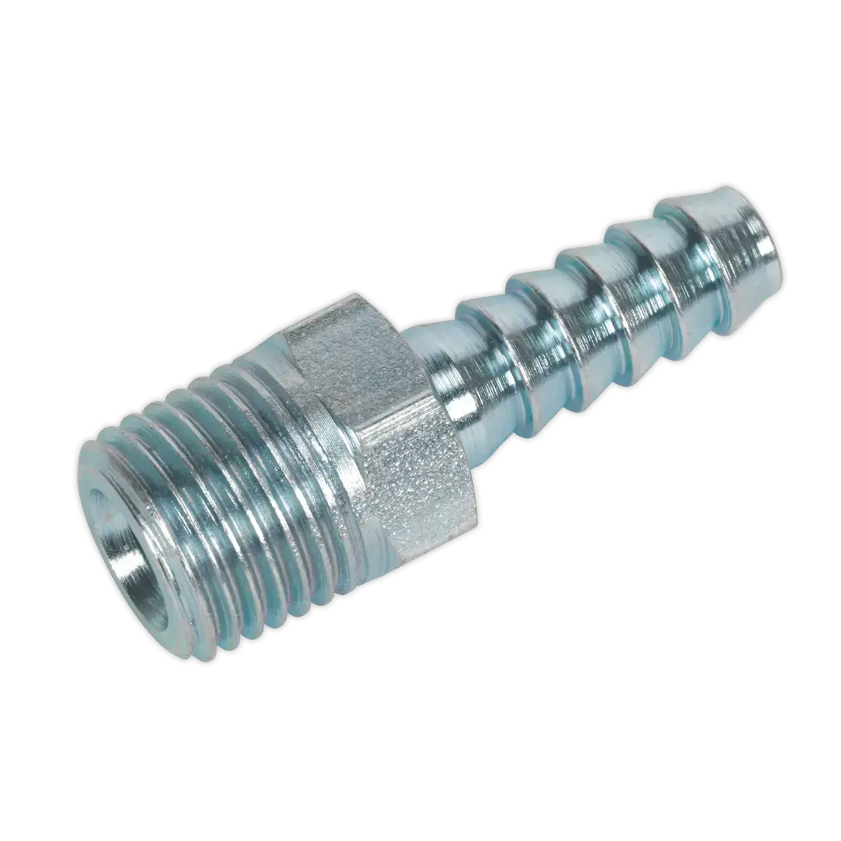 PCL Screwed Tailpiece Male 1/4"BSPT - 1/4" Hose - Pack of 5 [AC08]