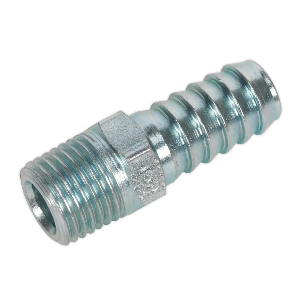 PCL Screwed Tailpiece Male 1/4"BSPT - 3/8" Hose - Pack of 5 [AC09]
