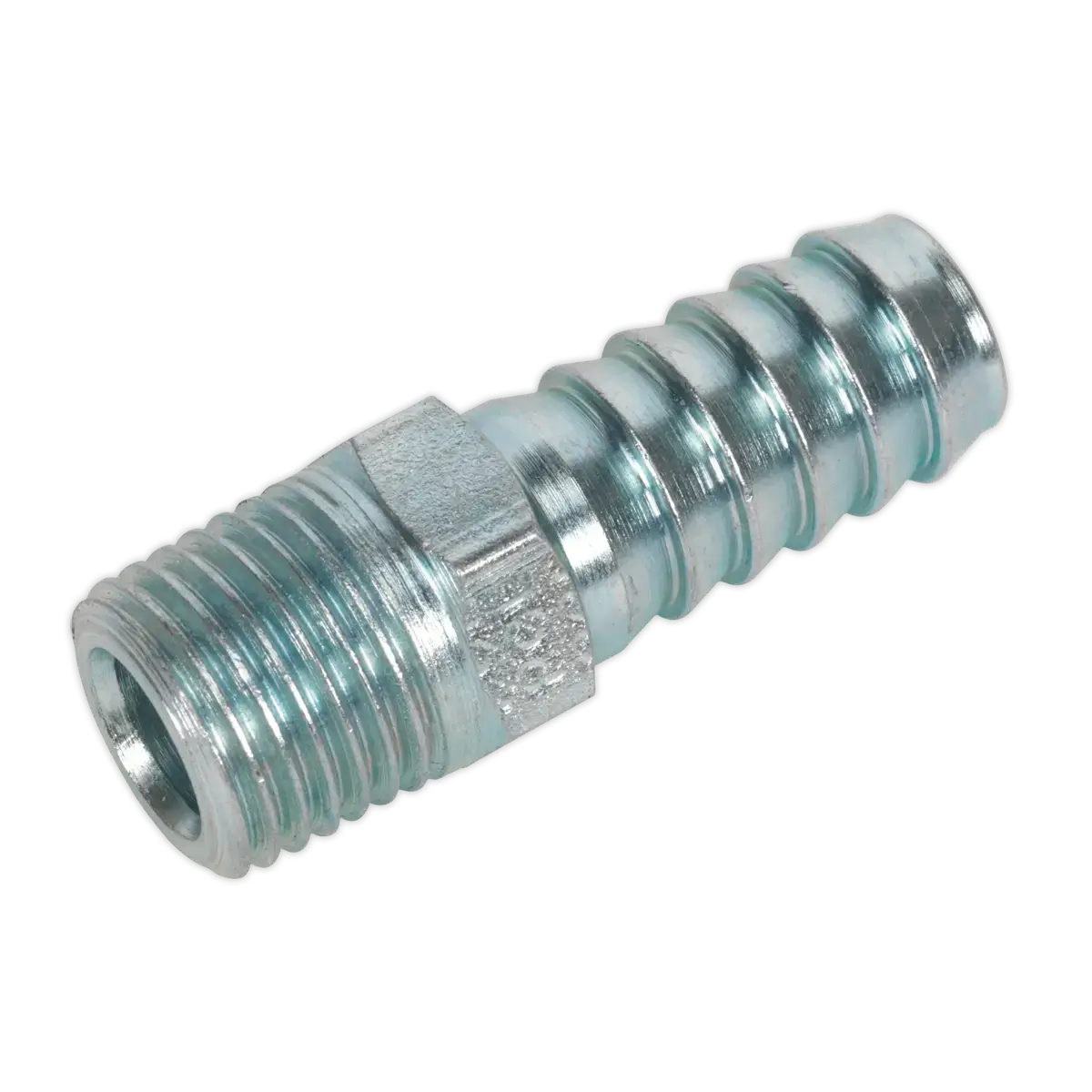 PCL Screwed Tailpiece Male 1/4"BSPT - 3/8" Hose - Pack of 5 [AC09]