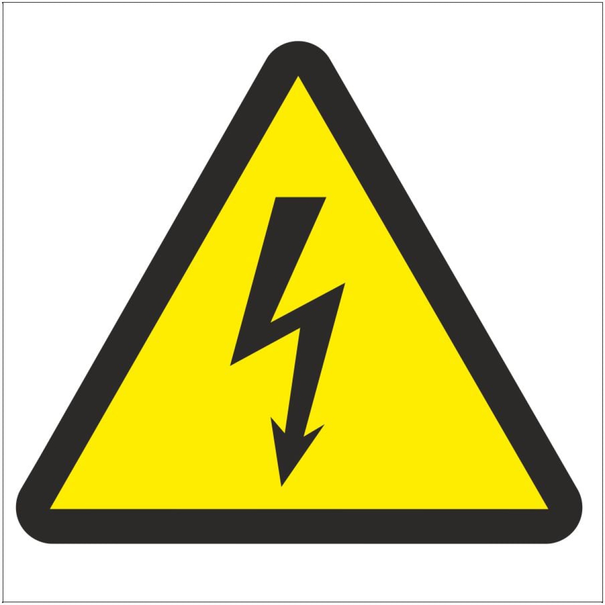 Electrical Risk Symbol Sign