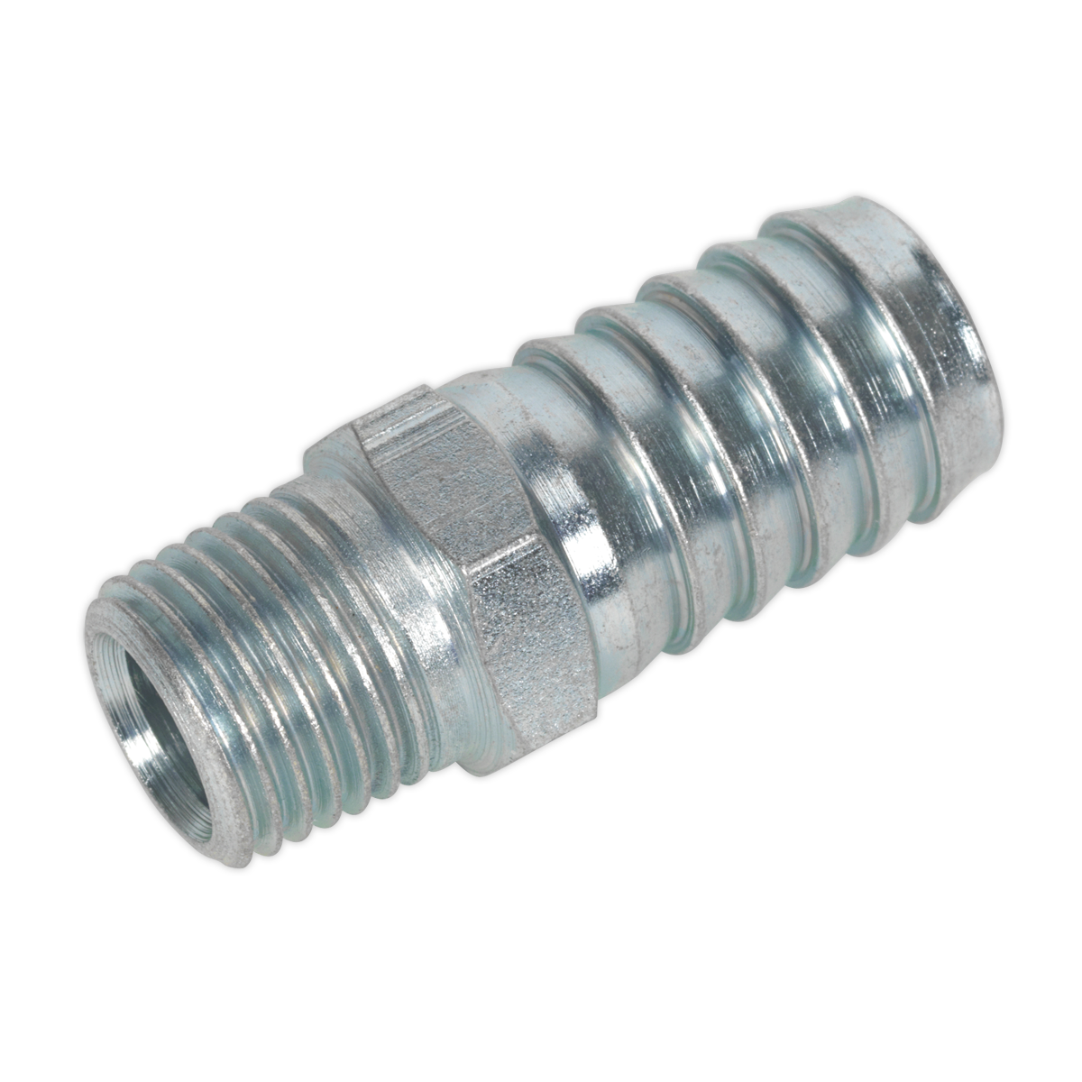 PCL Screwed Tailpiece Male 1/4"BSPT - 1/2" Hose - Pack of 5 [AC40]