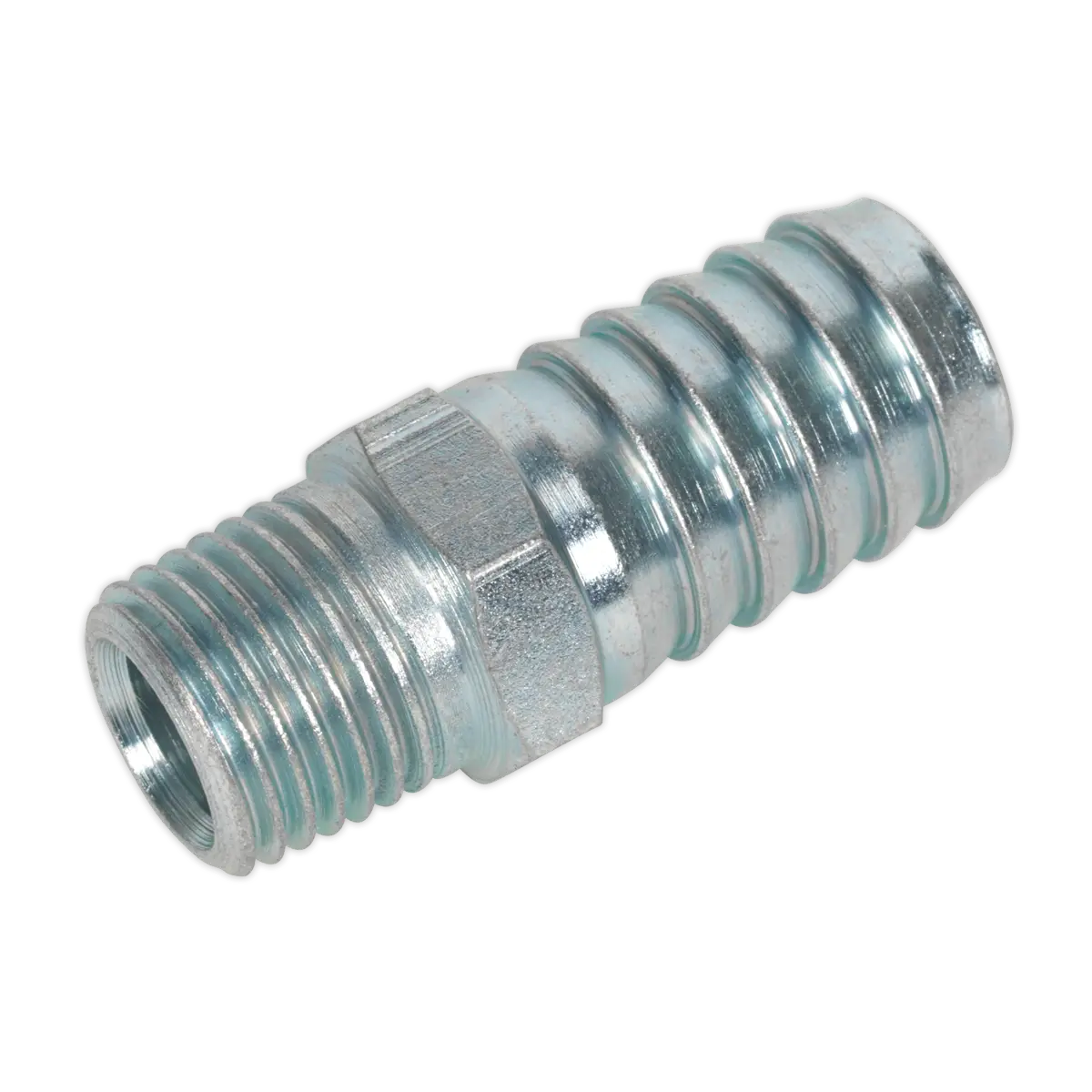 PCL Screwed Tailpiece Male 1/4"BSPT - 1/2" Hose - Pack of 5 [AC40]