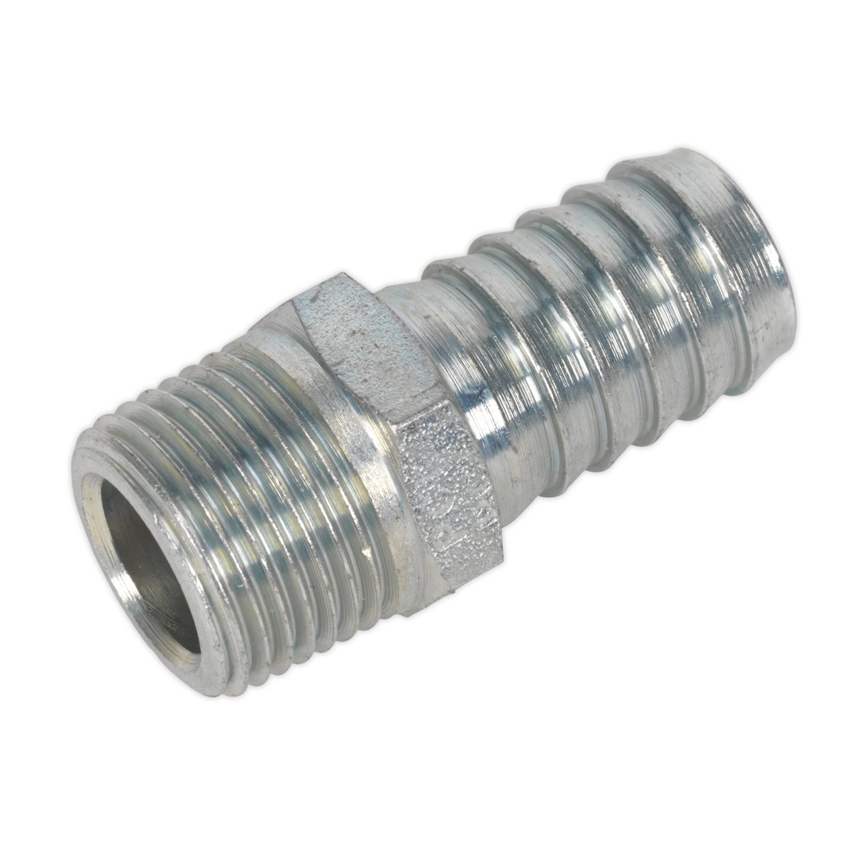 PCL Screwed Tailpiece Male 3/8"BSPT - 1/2" Hose - Pack of 5 [AC42]