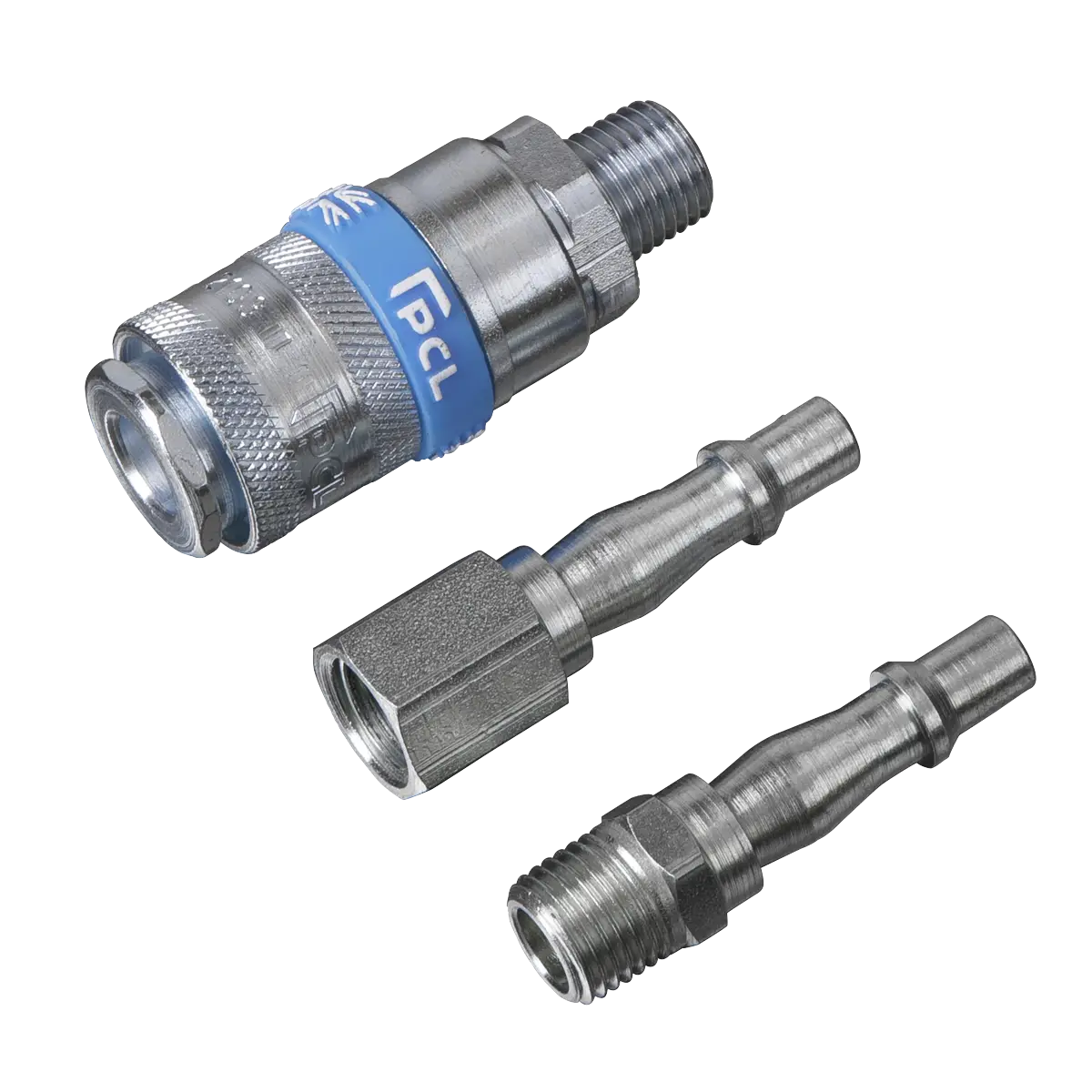 PCL Air Tool Coupling Kit 1/4"BSPT 3pc [AC60]