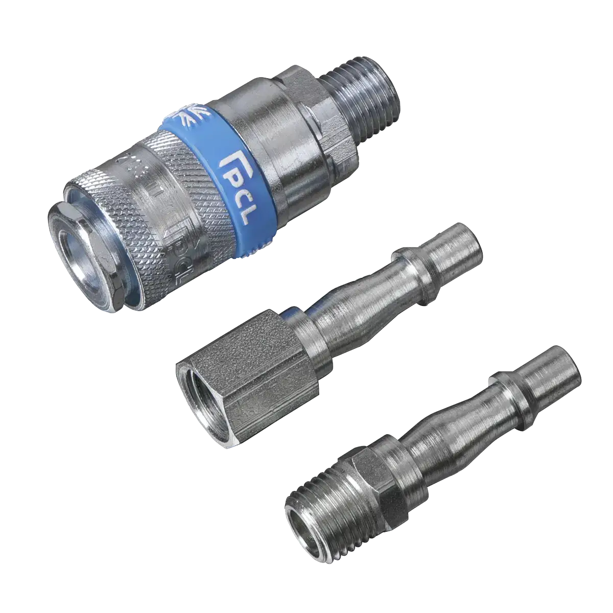 PCL Air Tool Coupling Kit 1/4"BSPT 3pc [AC60]