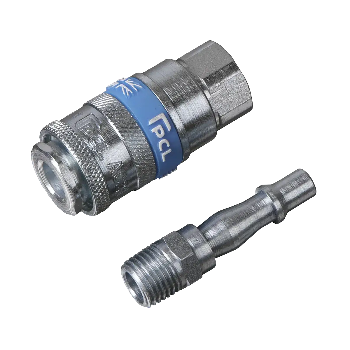 PCL Air Tool Coupling Kit 1/4"BSPT 2pc [AC61]