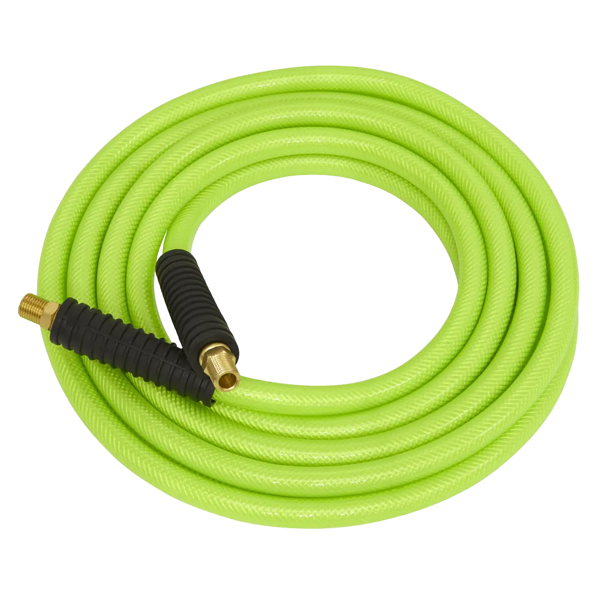 High-Visibility Air Hose with 1/4"BSP Unions 10m x 8mm [AHFC10]