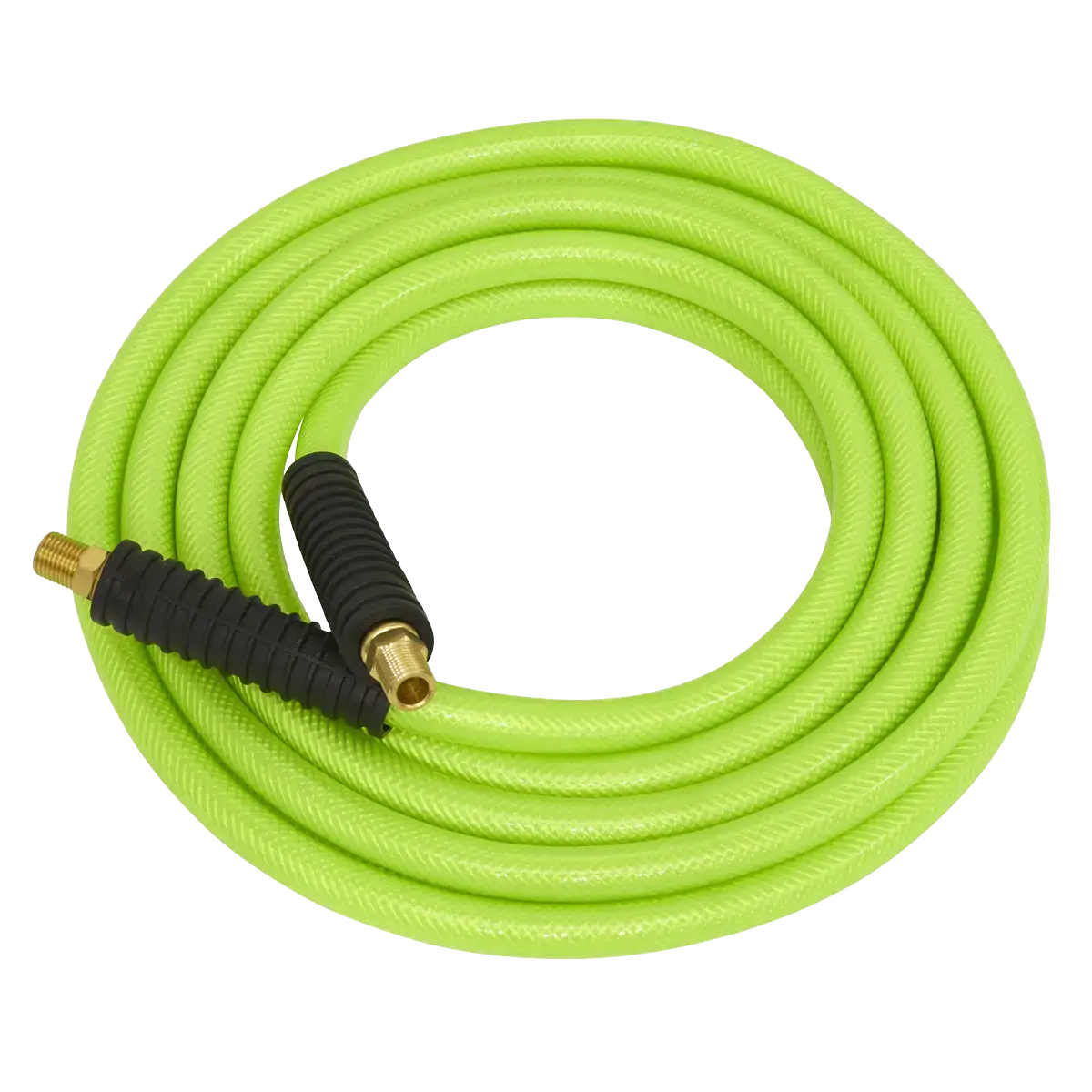 High-Visibility Air Hose with 1/4"BSP Unions 15m x 8mm [AHFC15]
