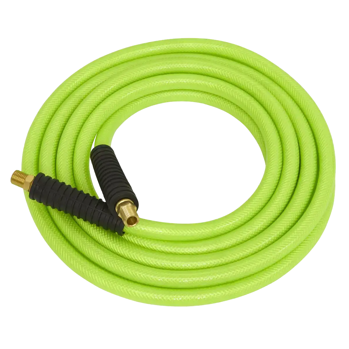 High-Visibility Air Hose with 1/4"BSP Unions 5m x 10mm [AHFC538]