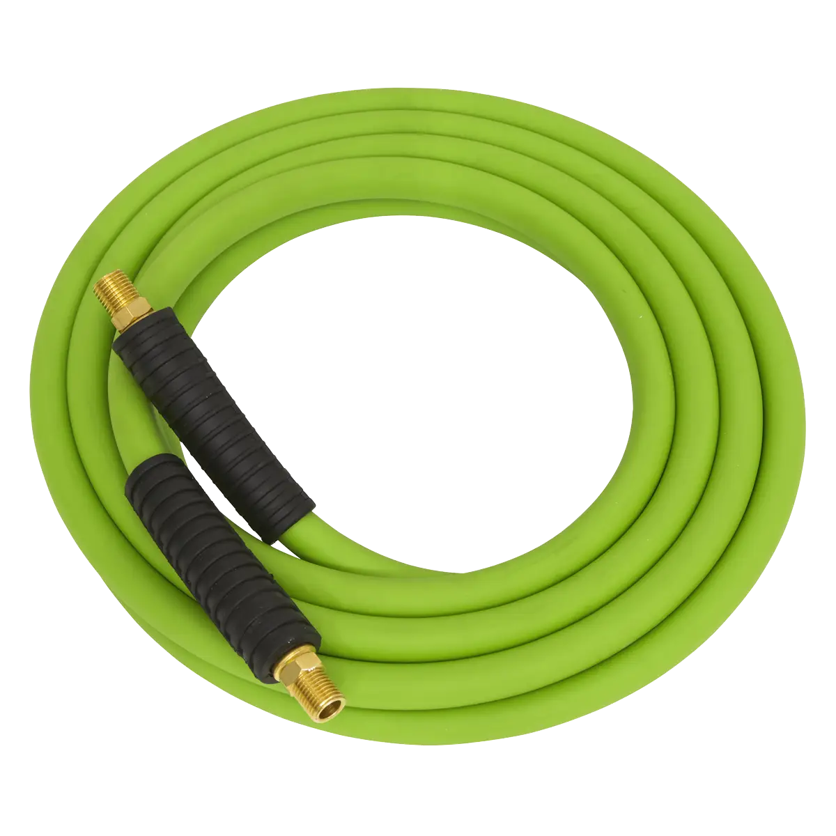 High-Visibility Hybrid Air Hose with 1/4"BSP Unions 10m x 8mm [AHHC10G]