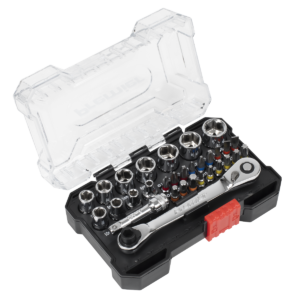 Premier Socket & Colour-Coded Bit Set 1/4"Sq Drive 31pc [AK2111]