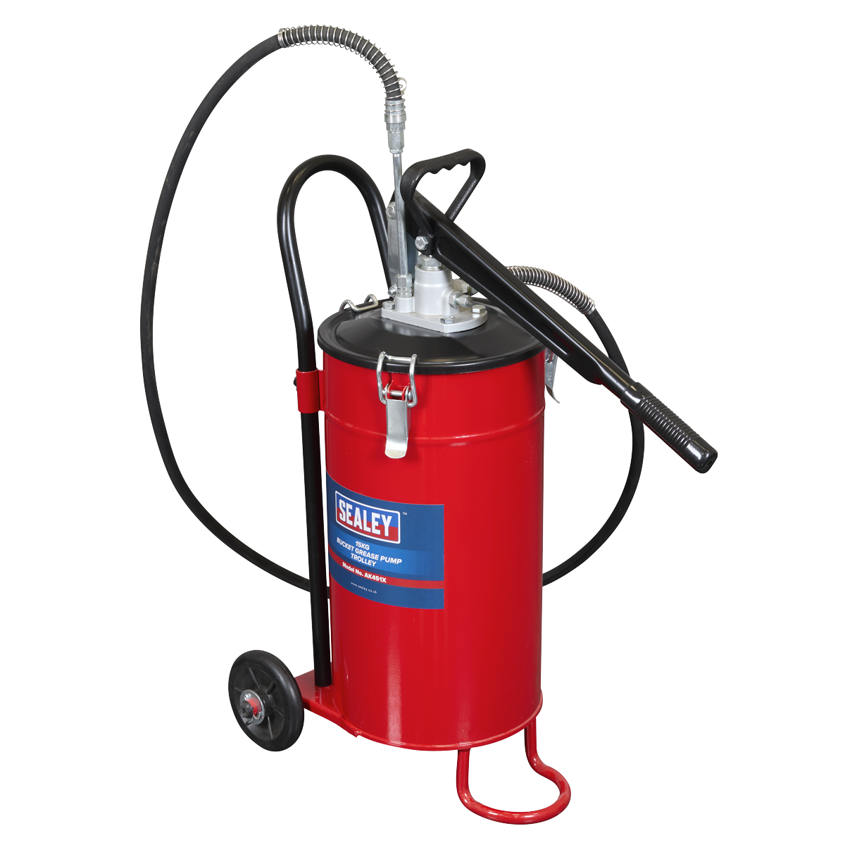 Bucket Grease Pump Trolley 15kg [AK451X]