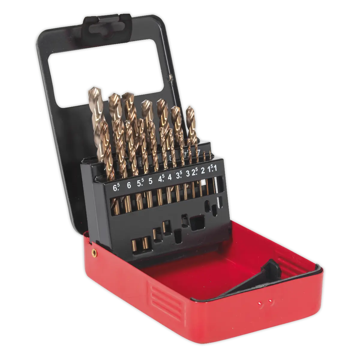 HSS Cobalt Fully Ground Drill Bit Set 19pc [AK4701]