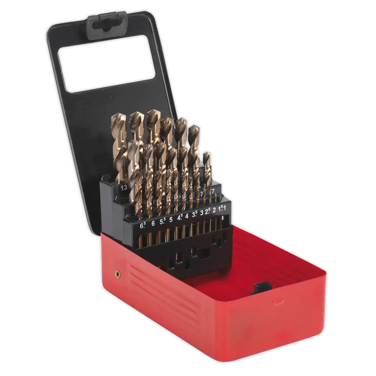 HSS Cobalt Fully Ground Drill Bit Set 25pc [AK4702]