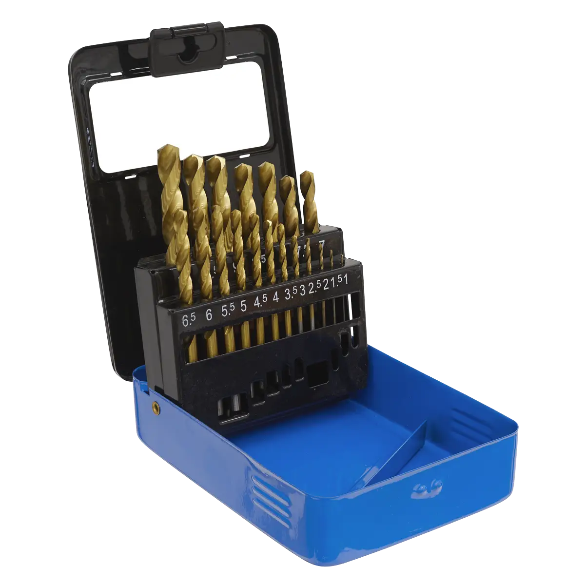 HSS Fully Ground Drill Bit Set 19pc - DIN 338 [AK4719]