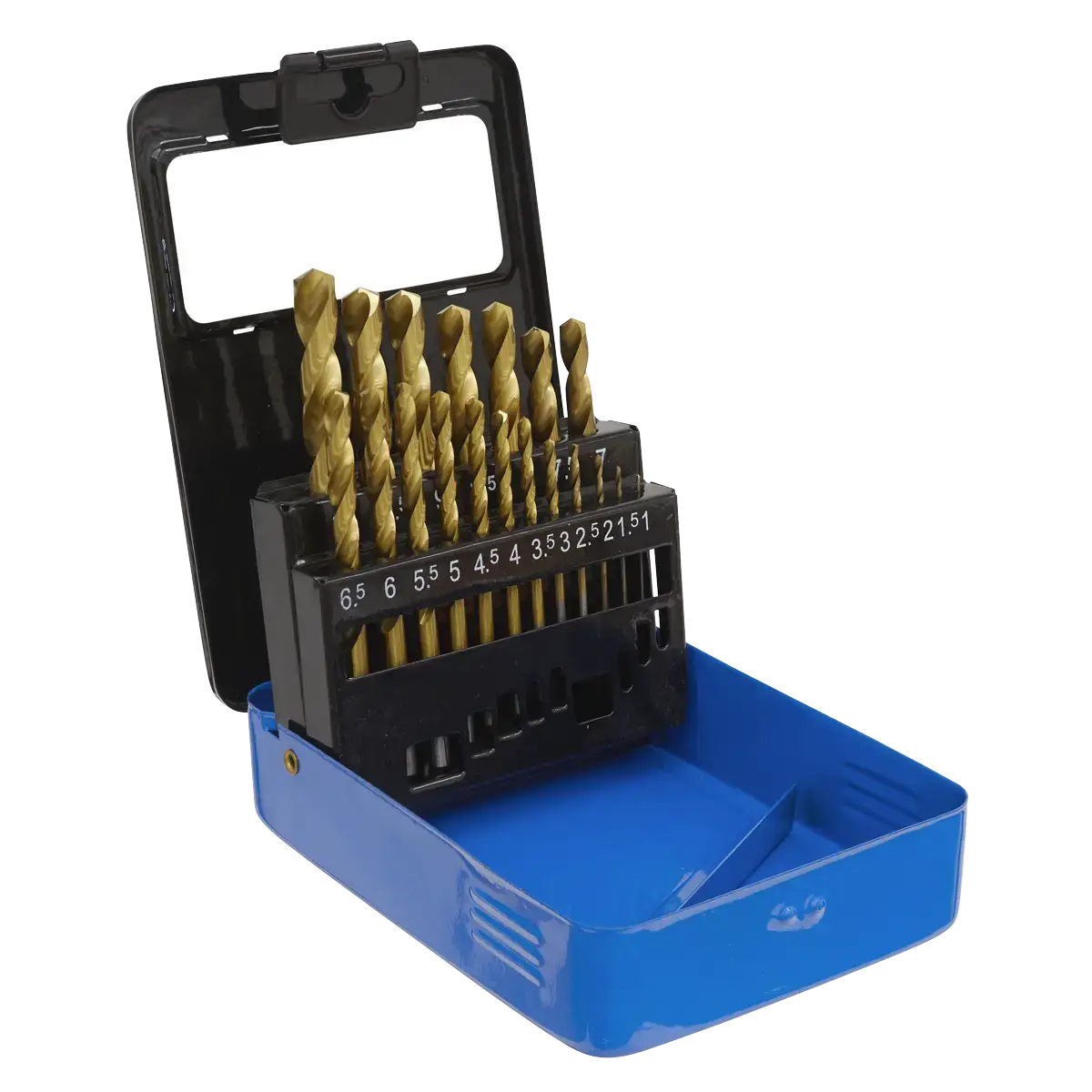 HSS Fully Ground Drill Bit Set 19pc - DIN 338 [AK4719]