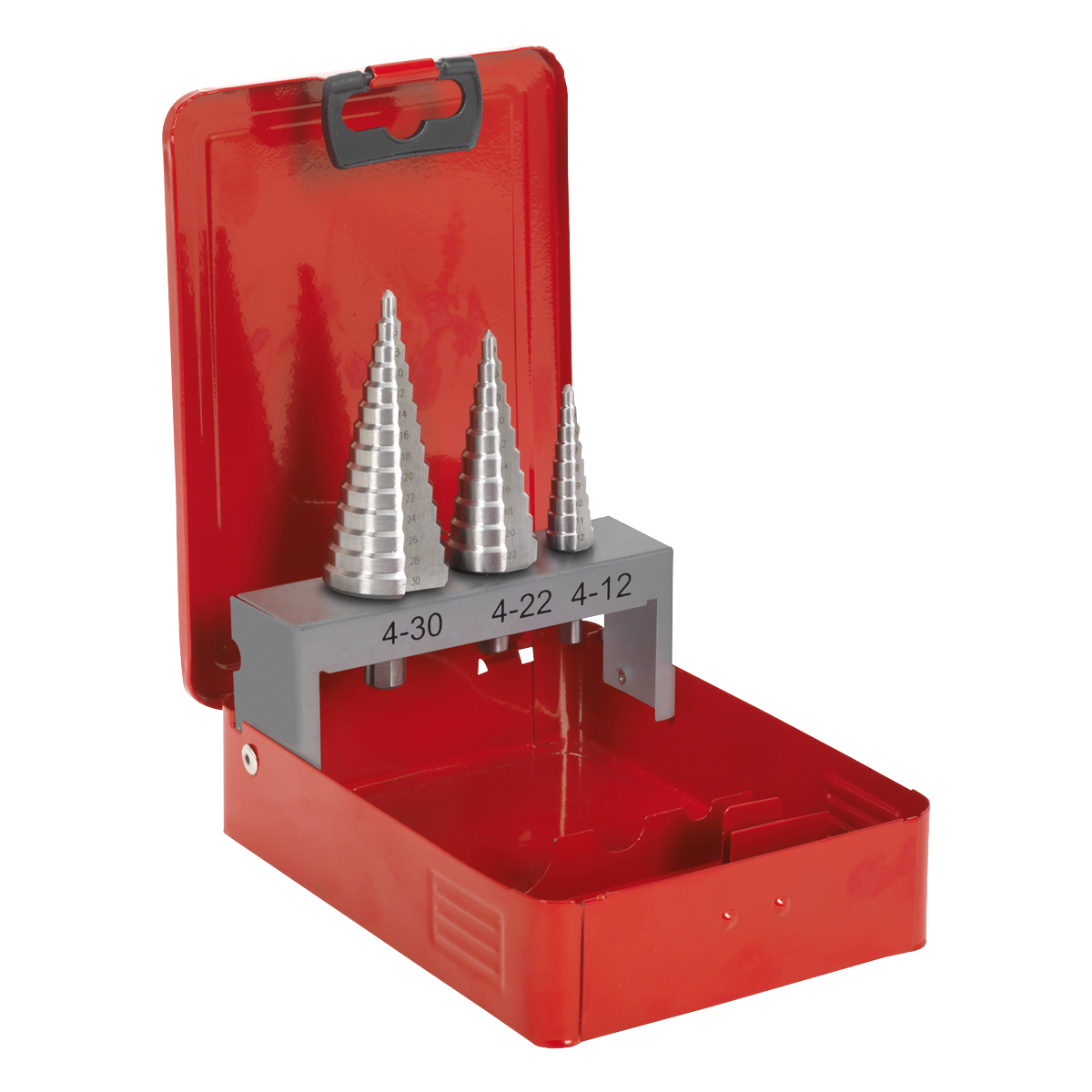 Premier Straight Flute HSS Cobalt Step Drill Bit Set 3pc [AK4733]