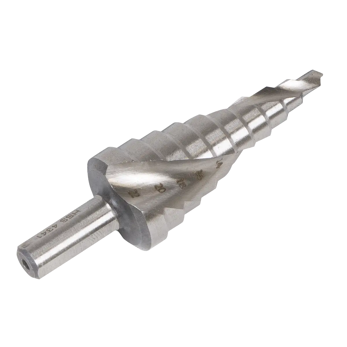 Spiral Flute HSS 4341 Step Drill Bit 4-22mm [AK4747]