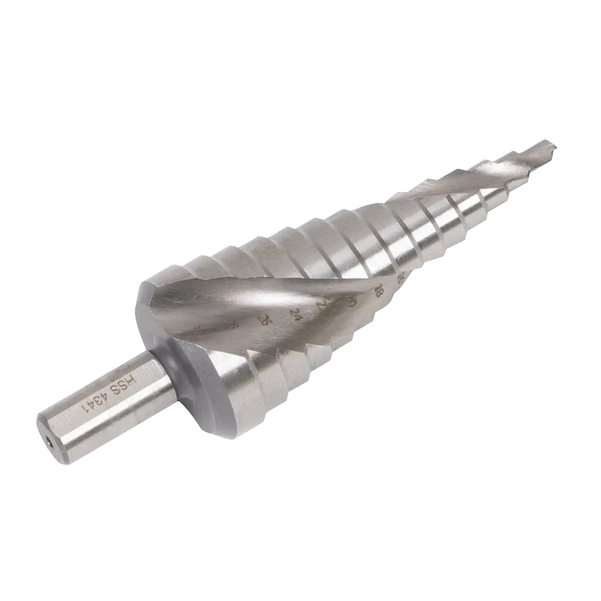 Spiral Flute HSS 4341 Step Drill Bit 4-30mm [AK4748]