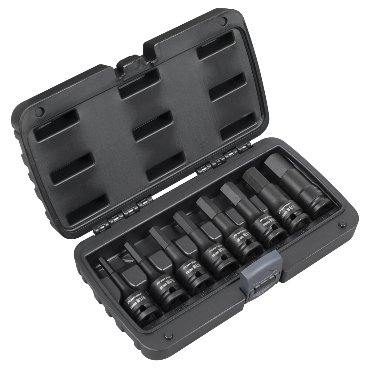 Premier Imperial Hex Impact Socket Bit Set 1/2"Sq Drive 8pc [AK5600]