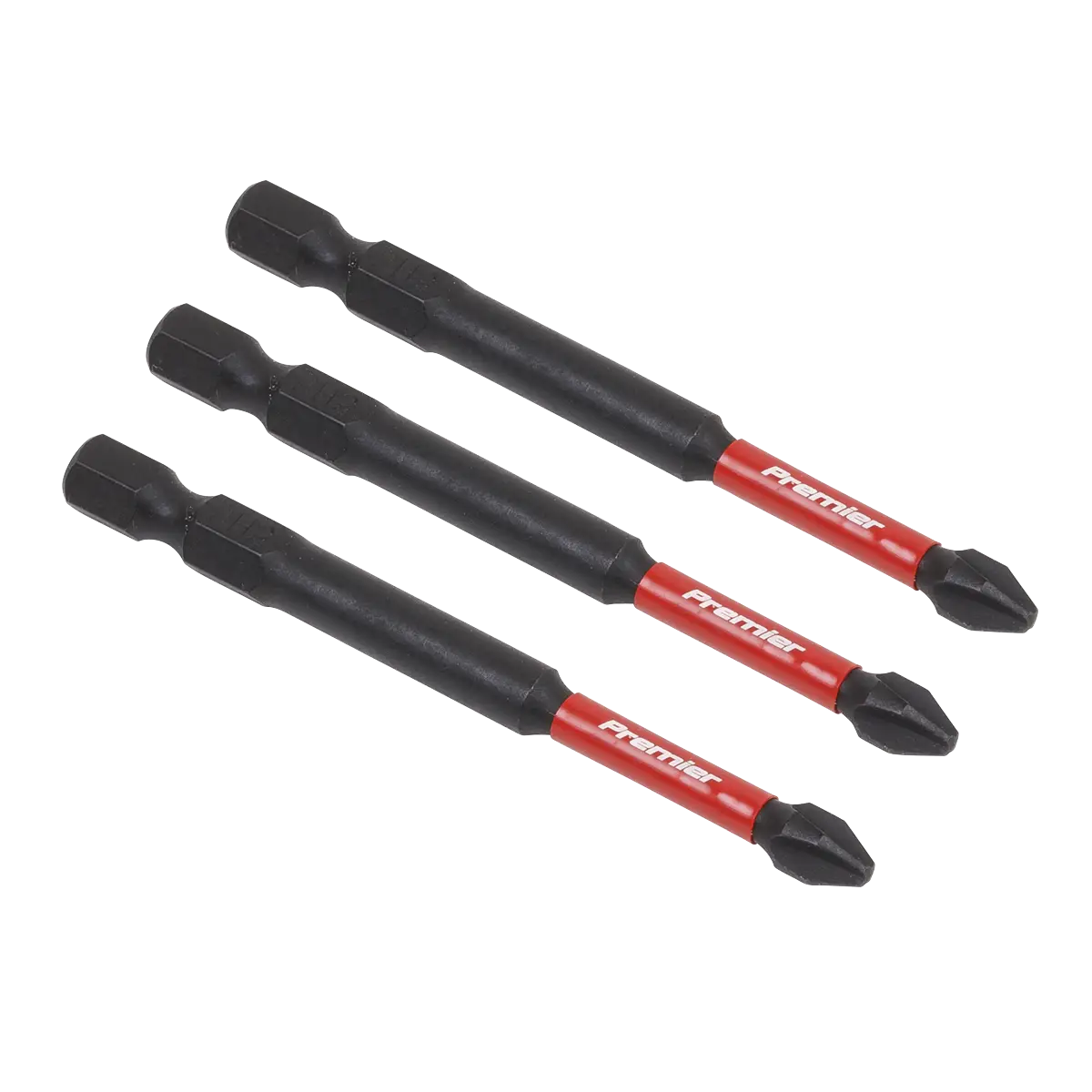 Premier Phillips Impact Power Tool Bits #2 x 75mm 3pc [AK8255]