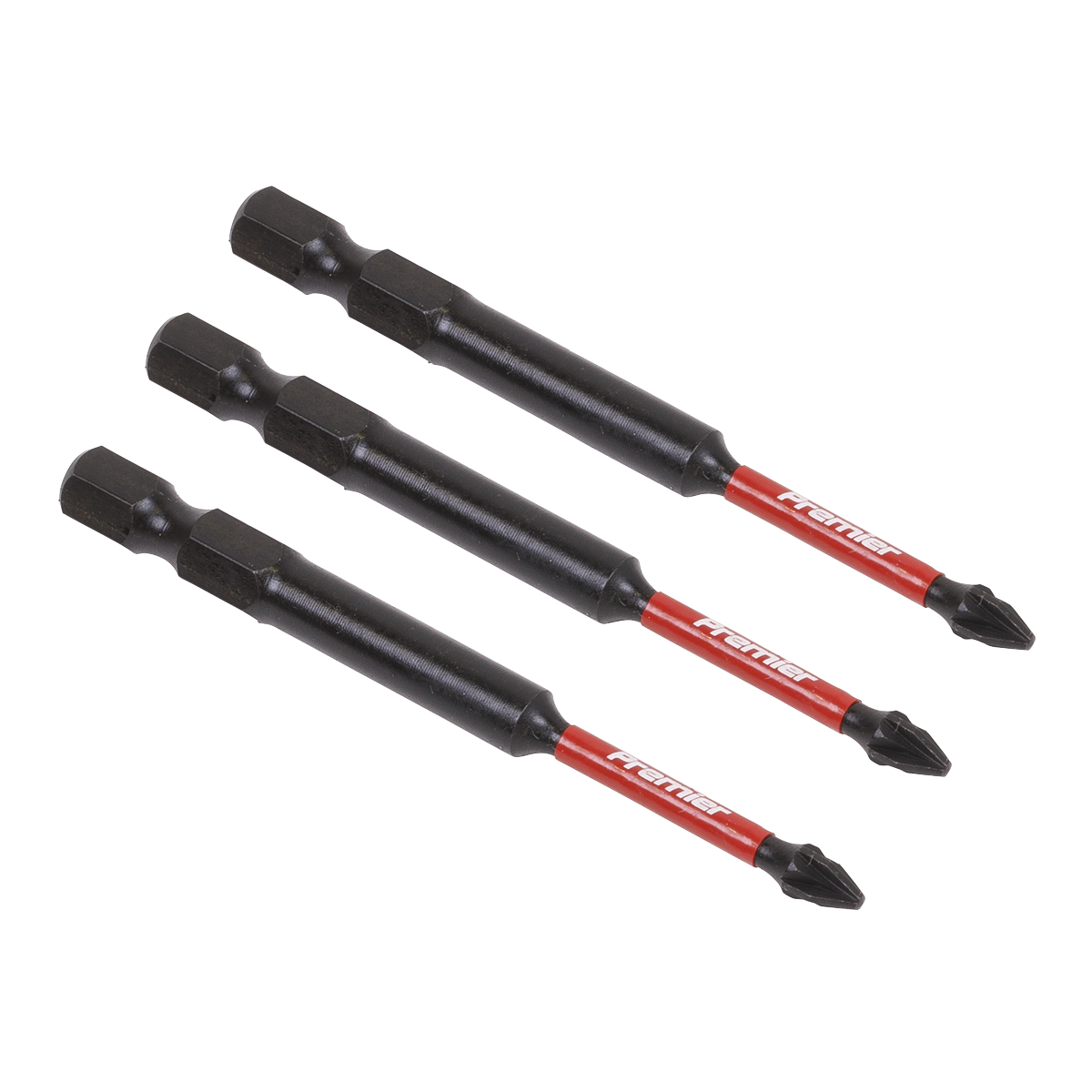 Premier Pozi Impact Power Tool Bits #1 x 75mm 3pc [AK8257]