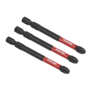 Premier Pozi Impact Power Tool Bits #3 x 75mm 3pc [AK8259]