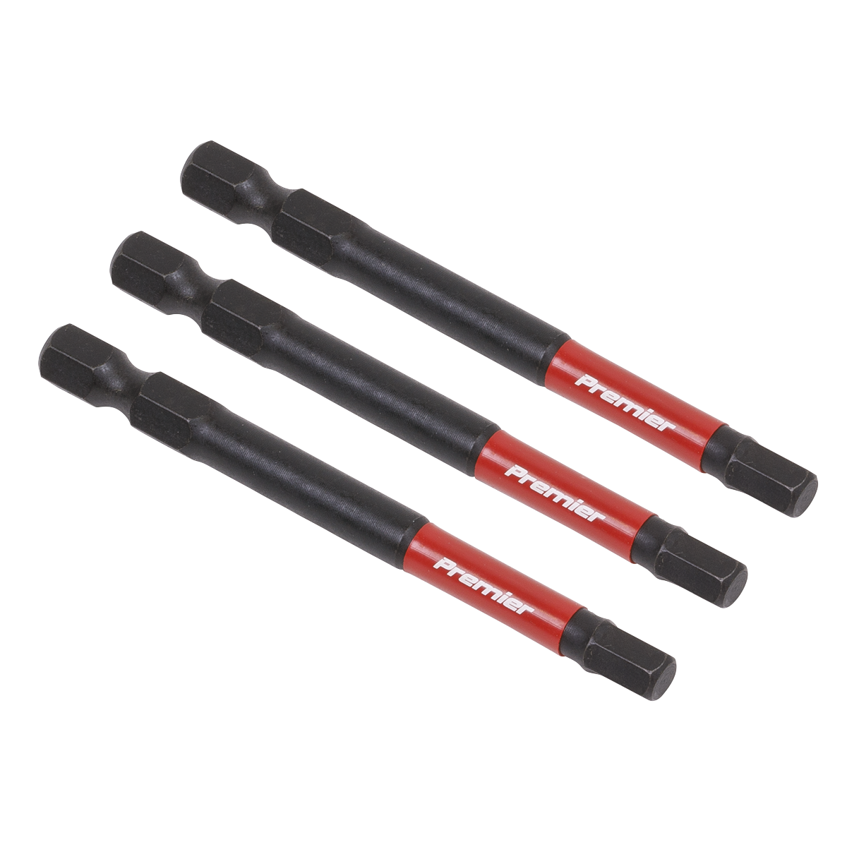 Premier Hex Impact Power Tool Bits 5 x 75mm 3pc [AK8263]