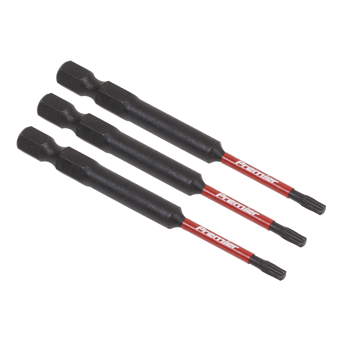 Premier TRX-Star* Impact Power Tool Bits T10 x 75mm 3pc [AK8265]