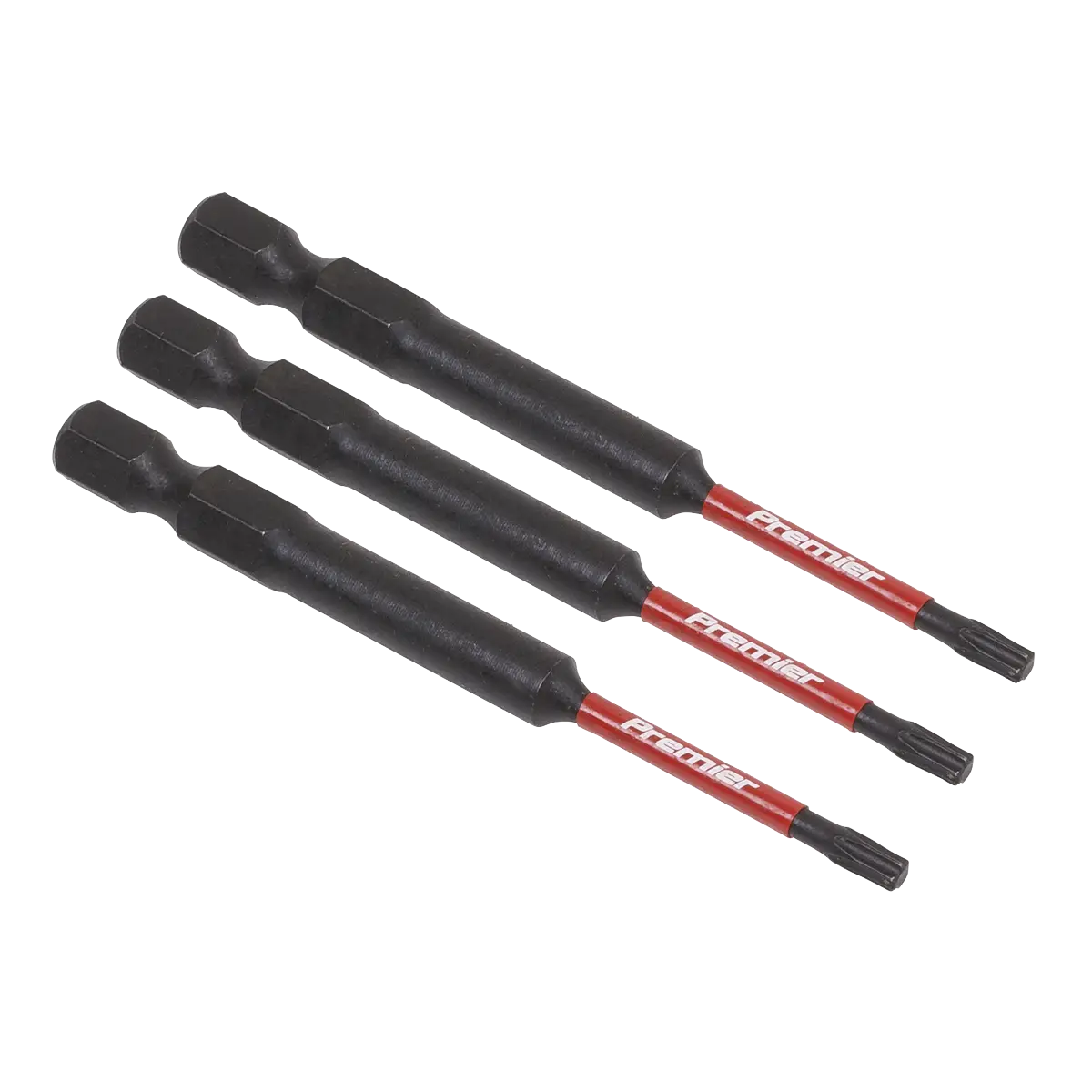 Premier TRX-Star* Impact Power Tool Bits T10 x 75mm 3pc [AK8265]