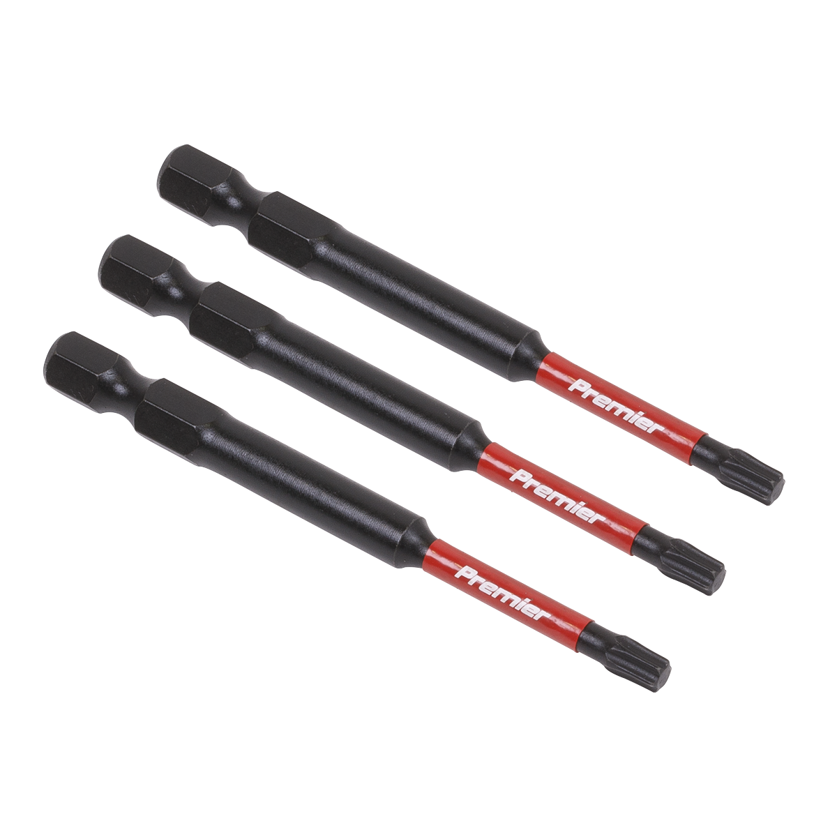 Premier TRX-Star* Impact Power Tool Bits T20 x 75mm 3pc [AK8267]