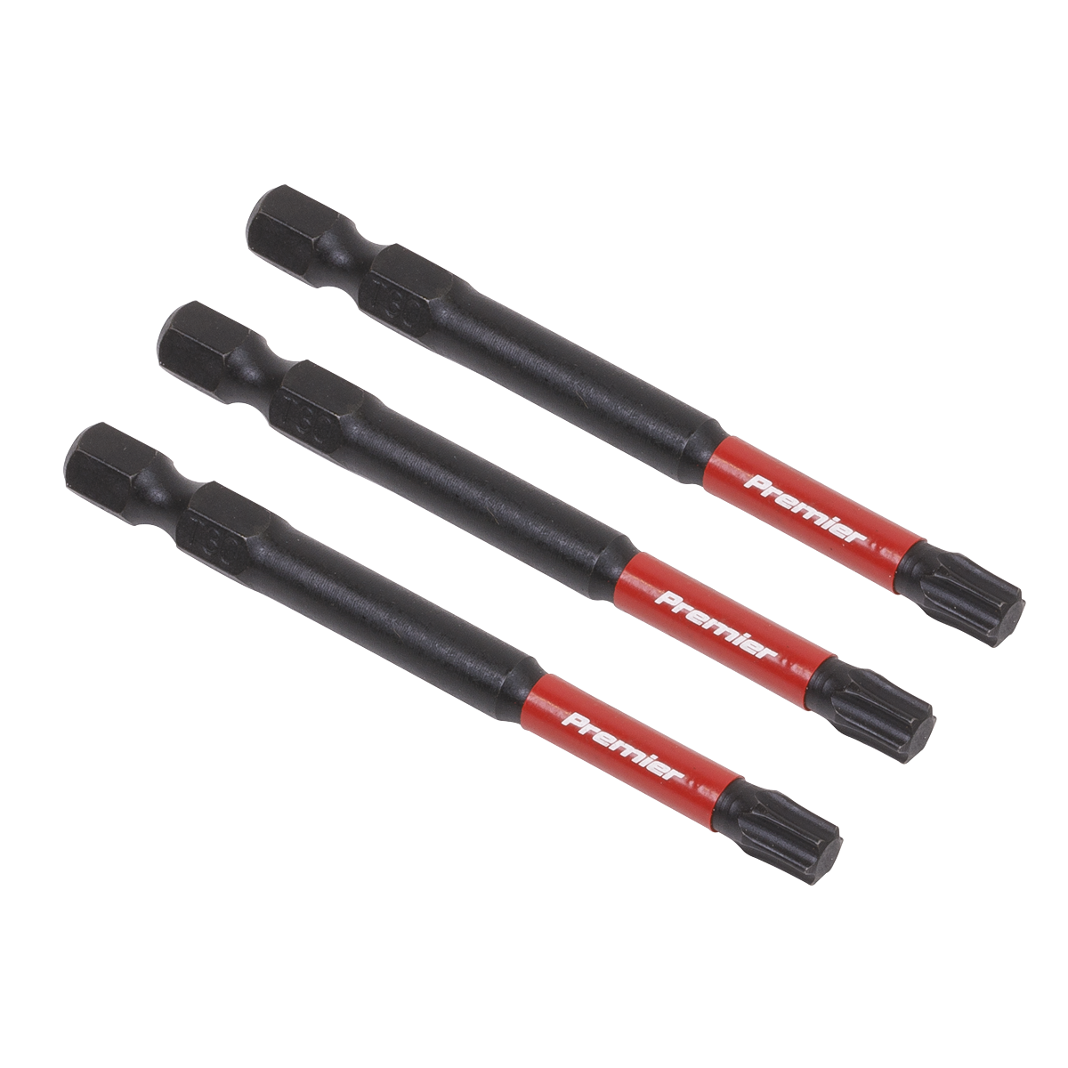 Premier TRX-Star* Impact Power Tool Bits T30 x 75mm 3pc [AK8270]