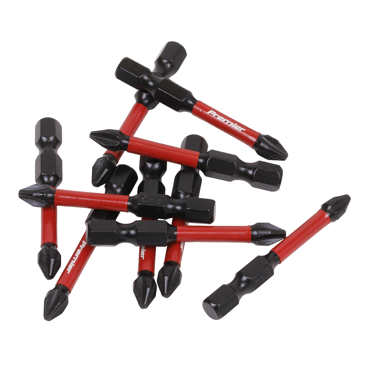 Premier Phillips Impact Power Tool Bits #2 x 50mm 10pc [AK8274]