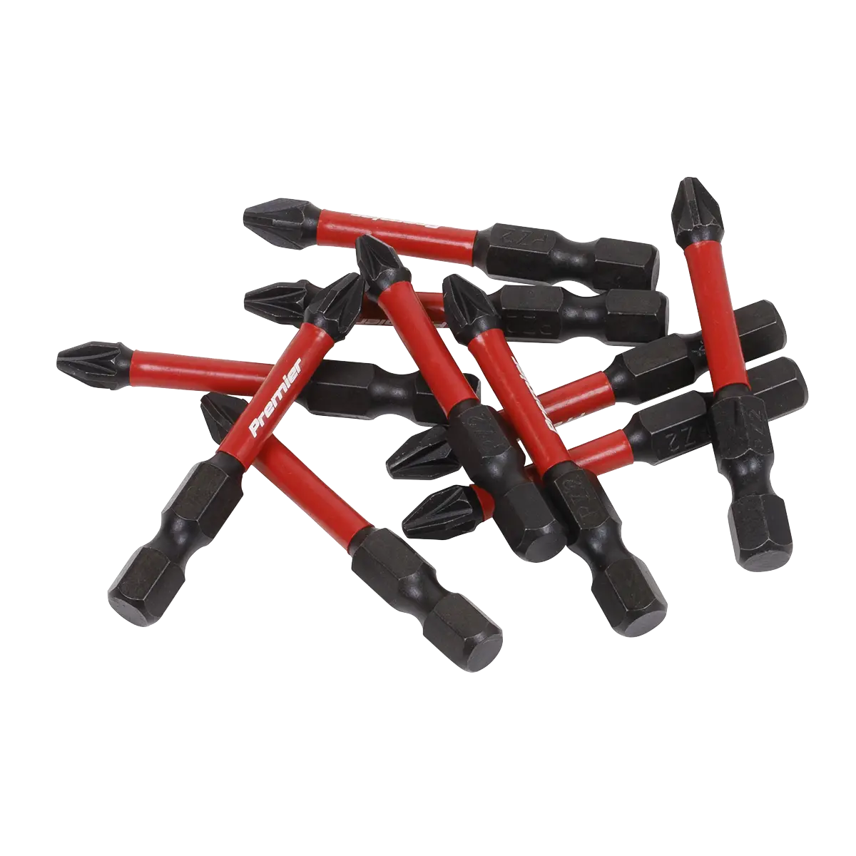 Premier Pozi Impact Power Tool Bits #2 x 50mm 10pc [AK8275]