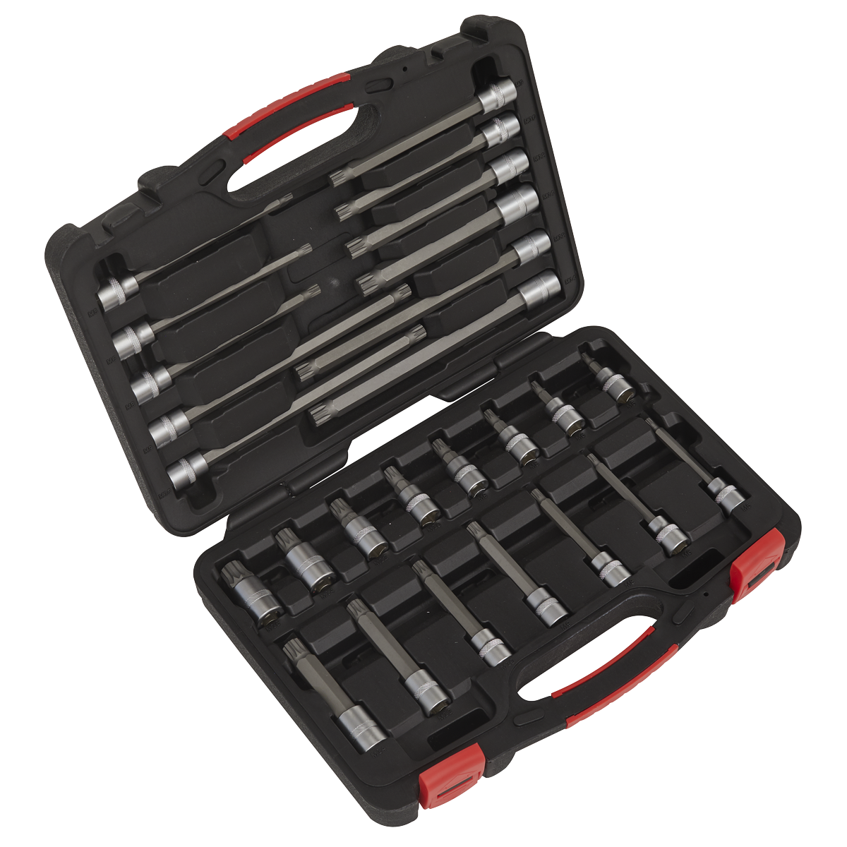 Premier Platinum Spline Socket Bit Set 3/8"Sq Drive 26pc [AK89002]