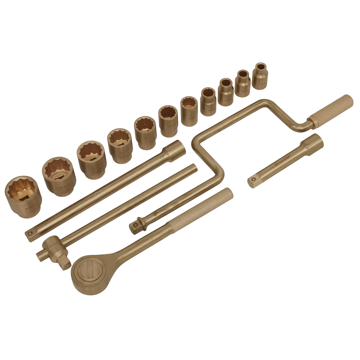 Premier Non-Sparking Socket Set 1/2"Sq Drive 17pc [NS124]