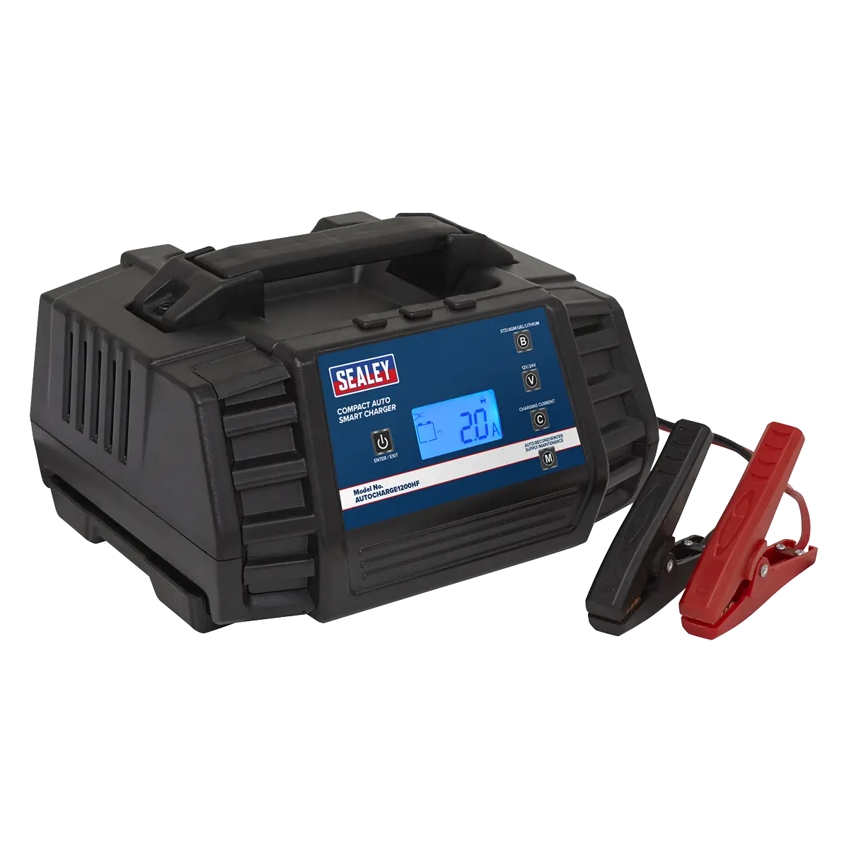 12/24V Compact Auto Smart Charger & Maintainer 12A [AUTOCHARGE1200HF]