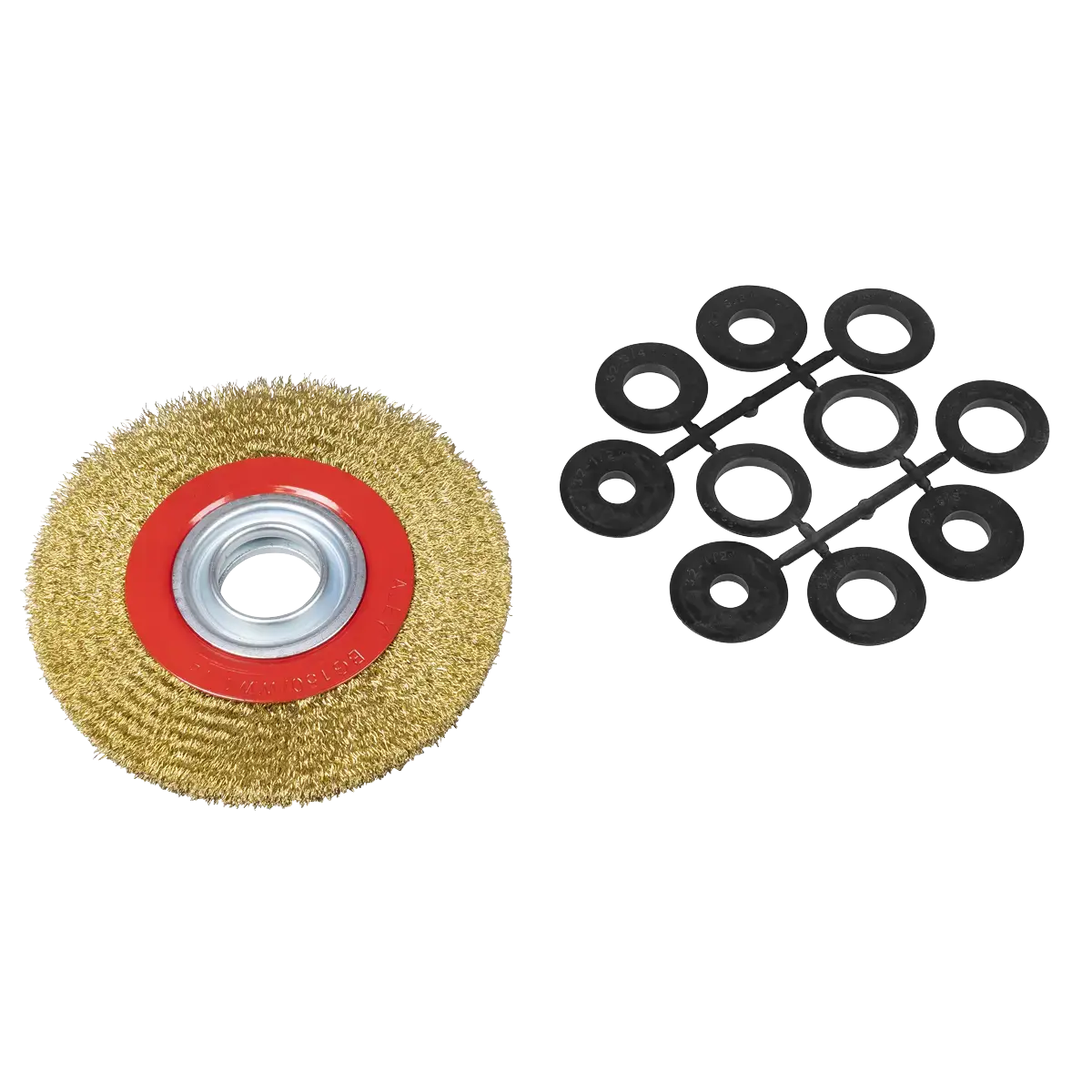150 x 13mm Crimped Narrow Wire Wheel 32mm Bore [BG150/WW1]