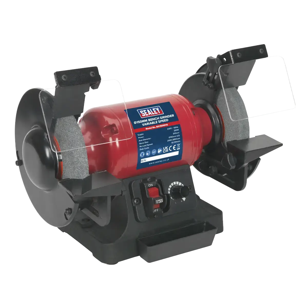 150mm Bench Grinder with Variable Speed 250W/230V [BG150WVS]