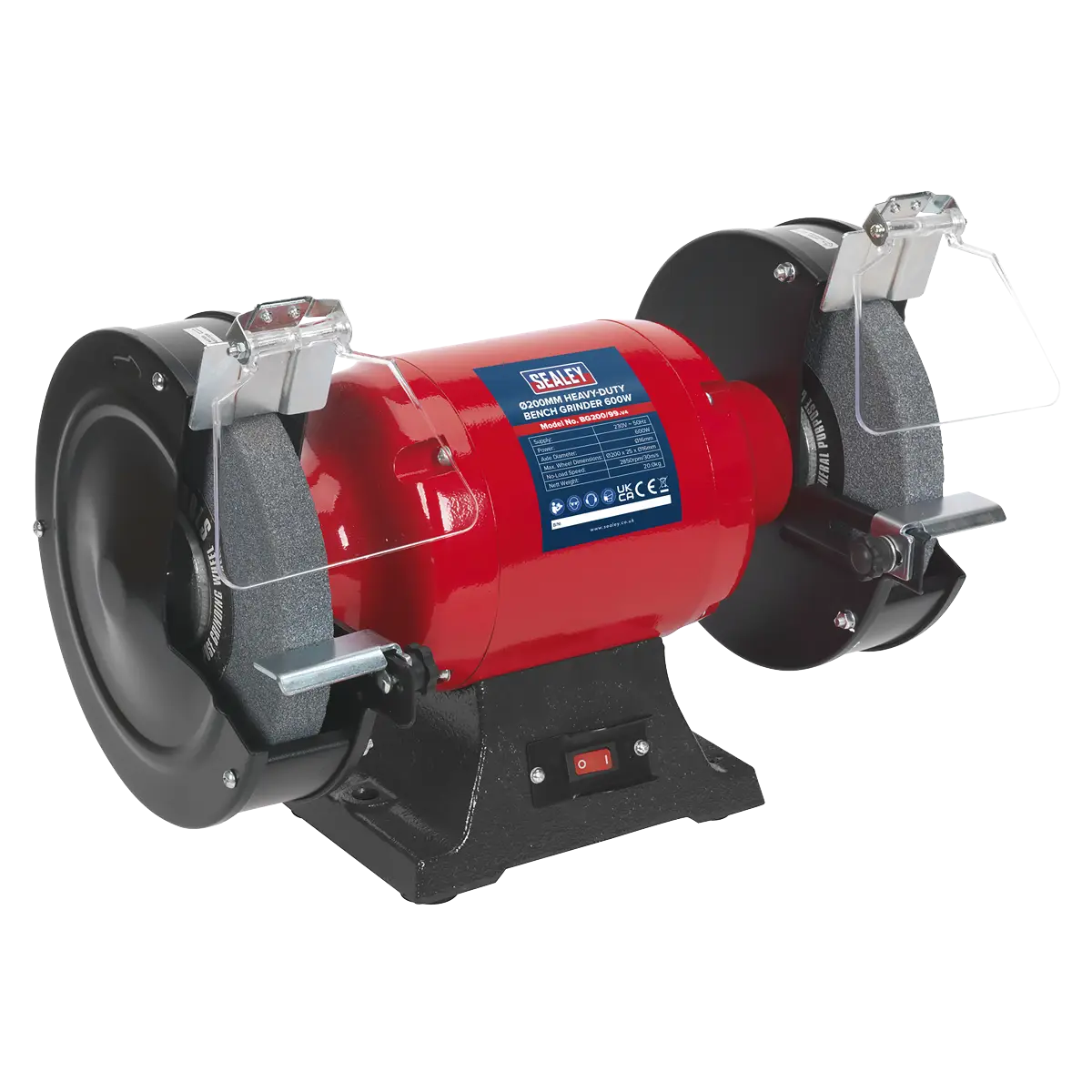 200mm Heavy-Duty Bench Grinder 600W/230V [BG200/99]
