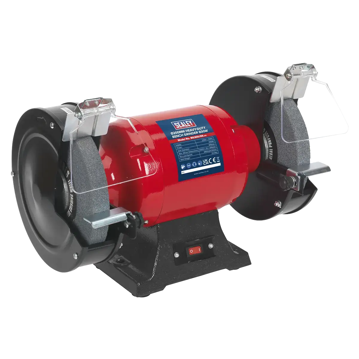 200mm Heavy-Duty Bench Grinder 600W/230V [BG200/99]
