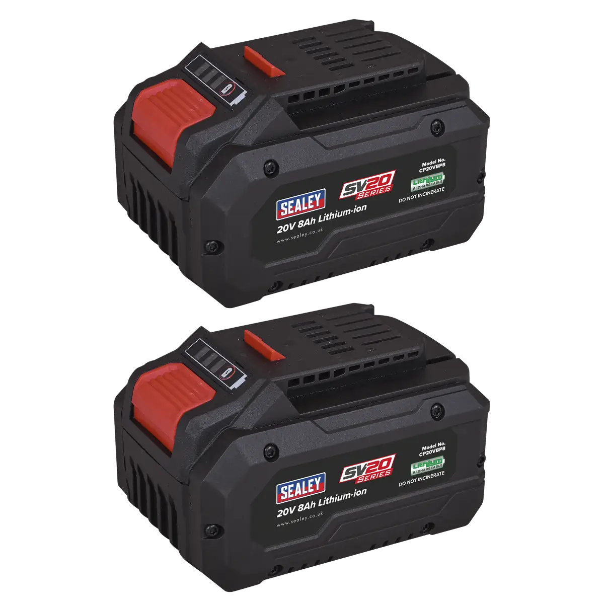 SV20 Series Power Tool Battery 20V 8Ah - Pack of 2 [BK08]