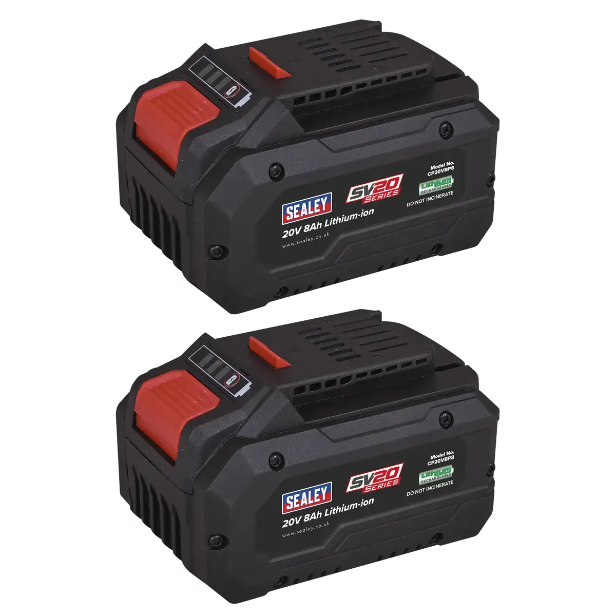 SV20 Series Power Tool Battery 20V 8Ah - Pack of 2 [BK08]