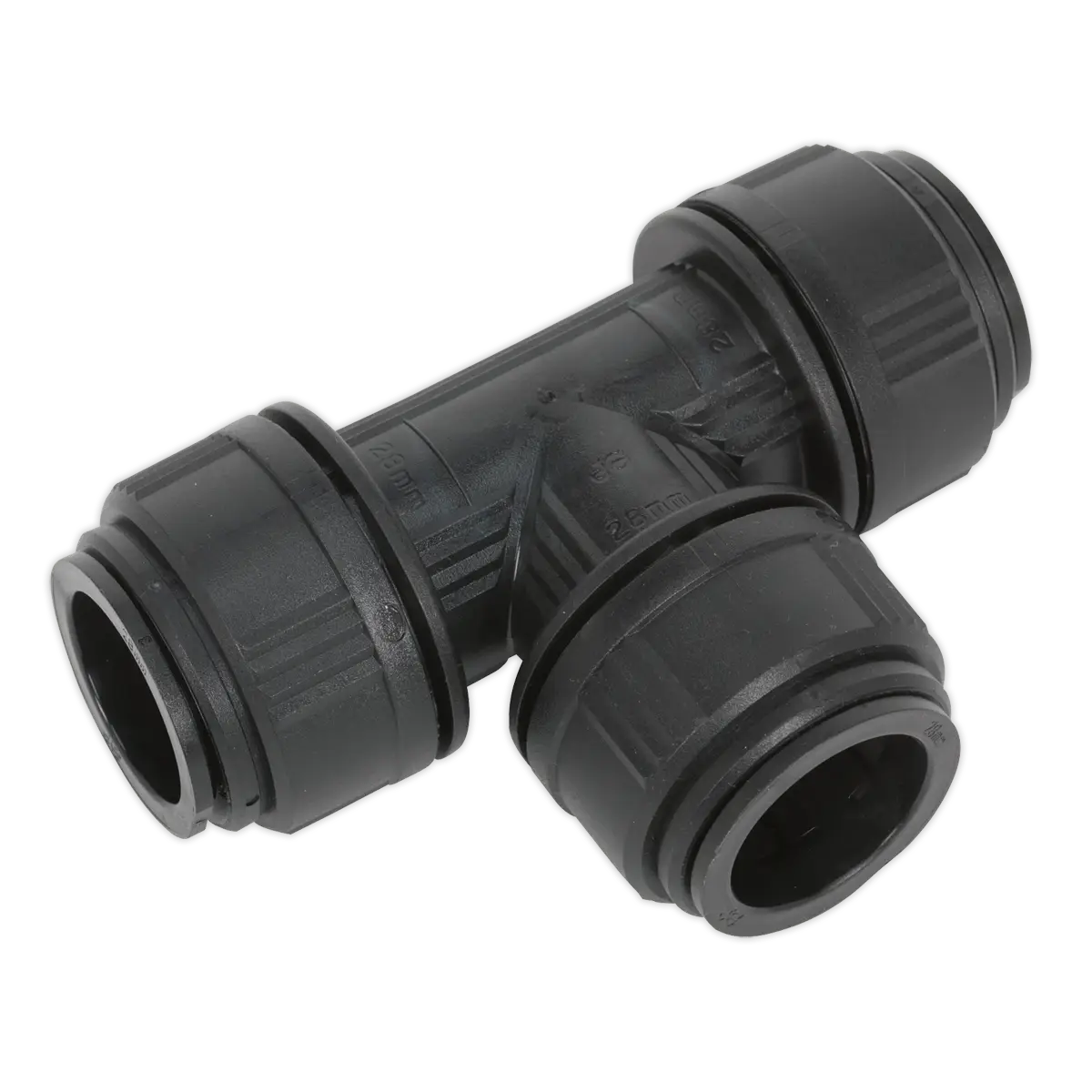 John Guest® Equal Tee 28mm - Pack of 5 [CAS28ET]