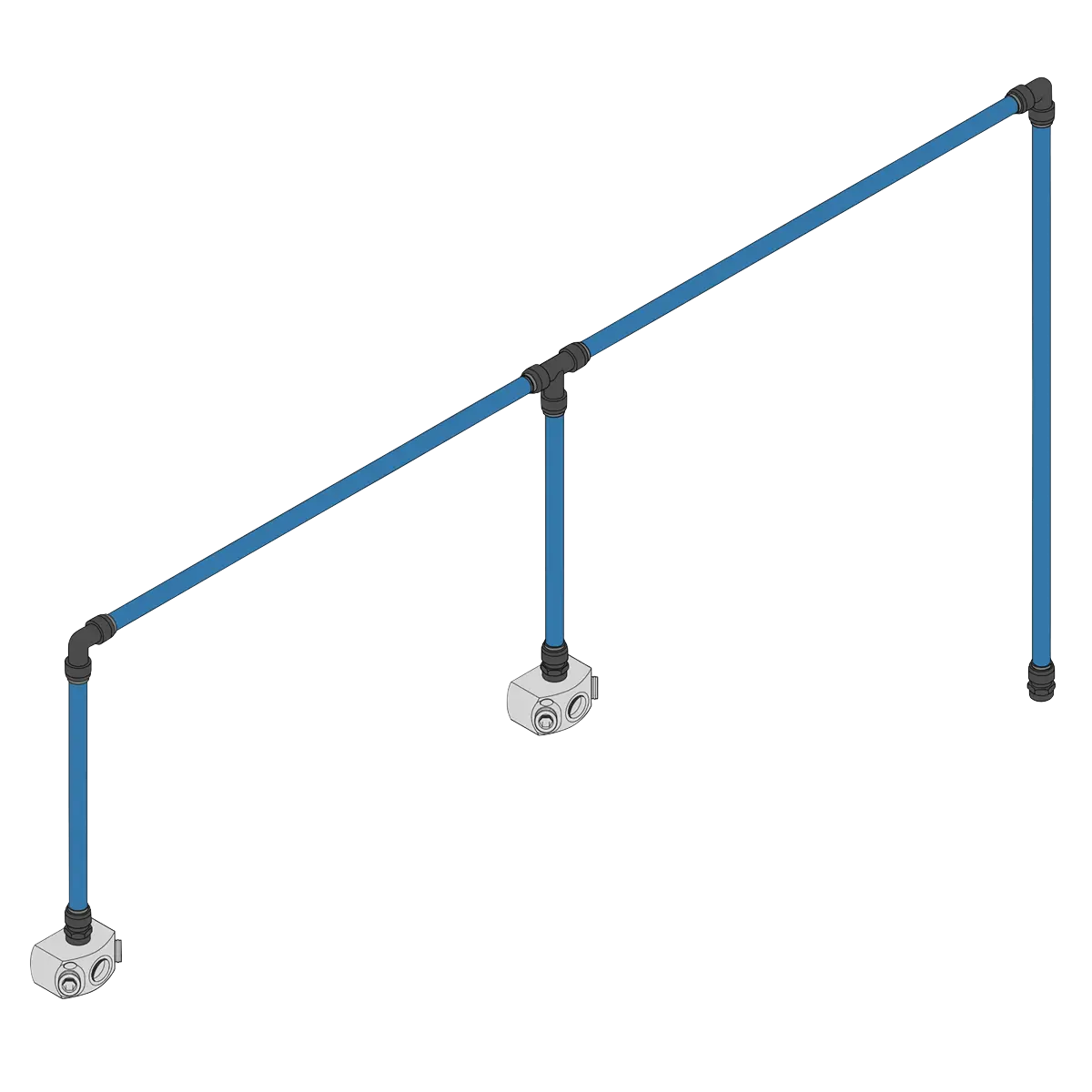 John Guest® 12m 2-Drop Air Supply System Kit [CASKIT2]