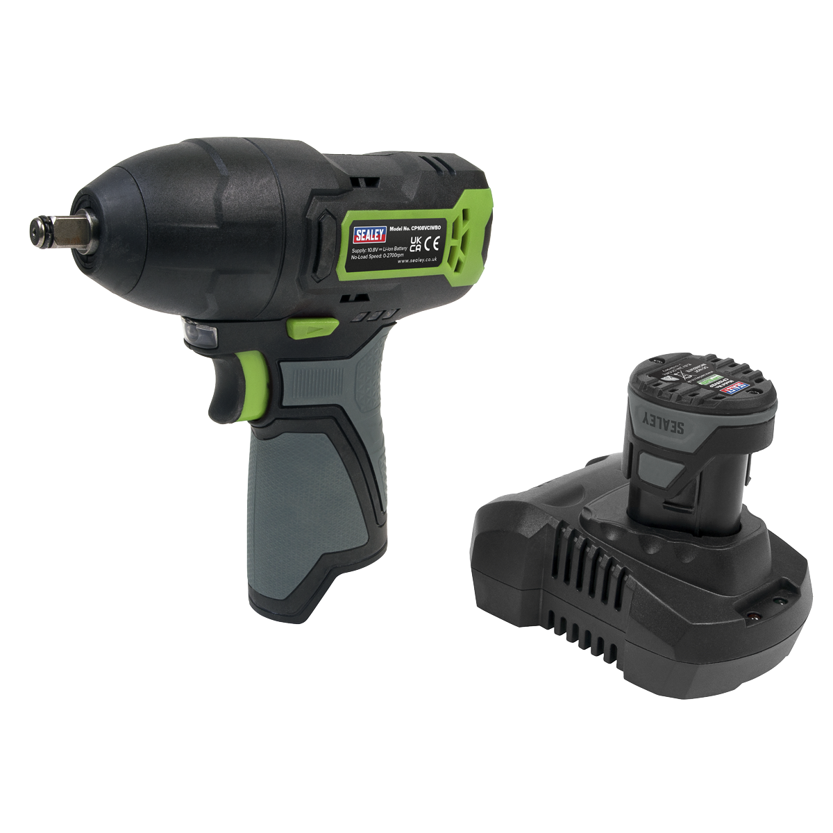 SV10.8 Series 3/8"Sq Drive Cordless Impact Wrench Kit 10.8V 2Ah [CP108VCIW]
